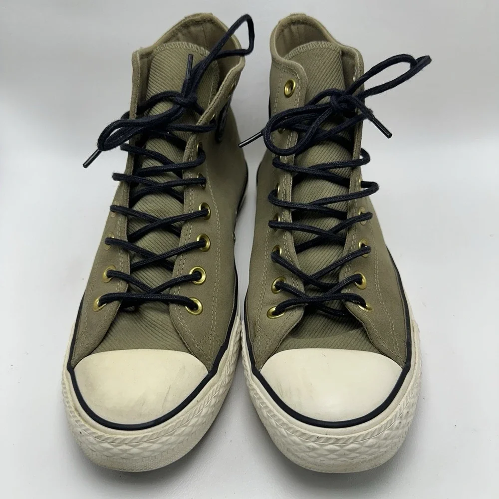 Converse Mens Chuck Taylor All Star High Top Jute Leather Brown Sz  9 153809C